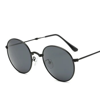 YURERSH Vintage Yuvarlak Katlanmış Polarize Güneş Gözlüğü Kadın Steampunk Alaşım güneş gözlüğü Erkekler Kat Gözlük UV400 очки oculos Y108