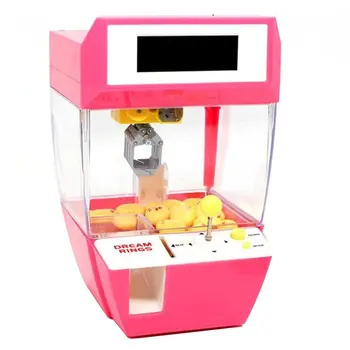 Çocuk Bebek Makinesi Otomat Arcade Pençe Mini Kapmak Ödül Makinesi Oyunu Çocuk Oyuncak Müzik İle moda klips İçin çocuk oyuncakları