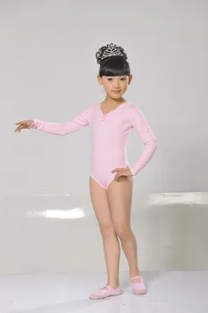 Çocuk Kız Kısa Kollu Bale Elbise Tutu Jimnastik Bodysuit Dans Leotard Dansçı Giyim Esnek Tutu Elbise 16
