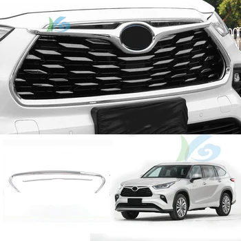 Ön Yüz Siyah Samurai Toyota Highlander İçin XU70 Tamir 2022 2021 Araba Aksesuarları Orta Örgü Şerit Etiket