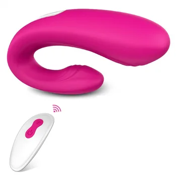 Şarj edilebilir Klitoral & G-Spot Vibratör, Su Geçirmez Çiftler Vibratör ile 9 Güçlü Titreşimler, Kablosuz Uzaktan Kumanda Clitor